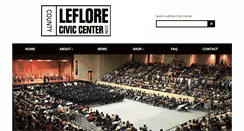Desktop Screenshot of lefloreciviccenter.com
