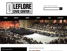 Tablet Screenshot of lefloreciviccenter.com
